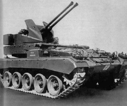 Японские послевоенные зенитные пулемётные и артиллерийские установки